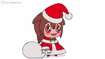 Thanksgiving is over. Merry Christmas! (Korone Animation)