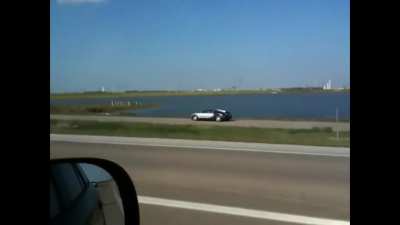Guy intentionally drives a Bugatti into a lake so he can try and collect insurance proceeds twice the value of the car.