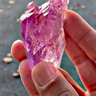Deep color natural purple Kunzite crystal from Kunnar, Afghanistan