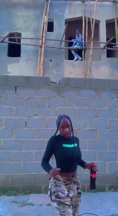 The boy that left home to feed his family is now feed his eyes😂😂