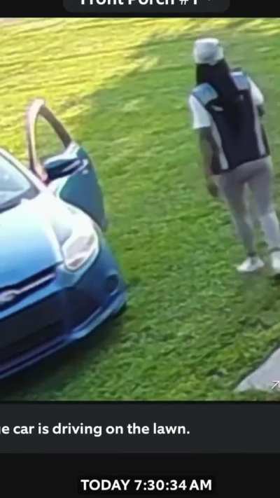 This Amazon delivery comes with lawn service.