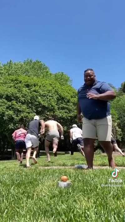 Mad throwing skills!
