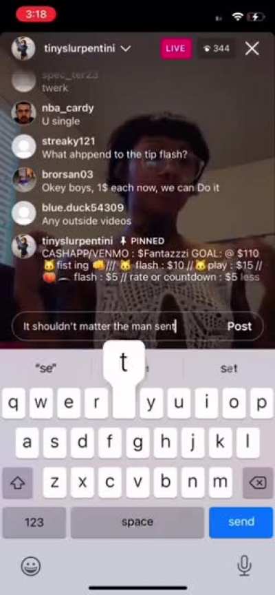 Tiny Serpentine seducing simps with her body & RARE DOUBLE TONGUE 👅👅 & scams simp after he provides a refund receipt for his purch<wbr>ase🧾☹<wbr>️