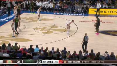 [Highlight] Trey Murphy DETONATES to the rack in his first game back this season!