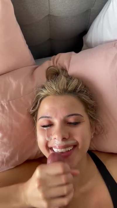 I let him use my mouth right when we woke up this morning 😜