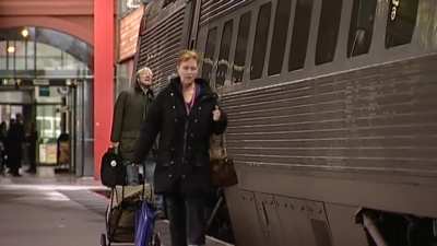 Swedish guy misses train