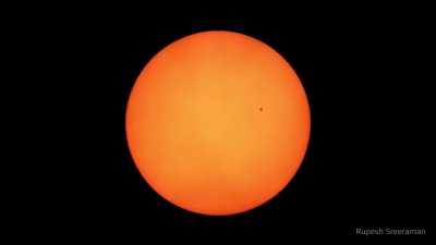 Movement of sunspot