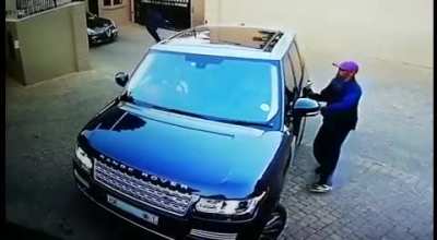 Trying to hijack an alert and armed driver.