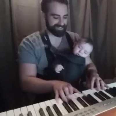 absolute chad plays his child a lullaby