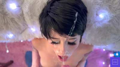 Horny Slut Huge Cum Load Cumshot Facial POV