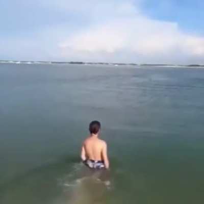 I’m in the ocean