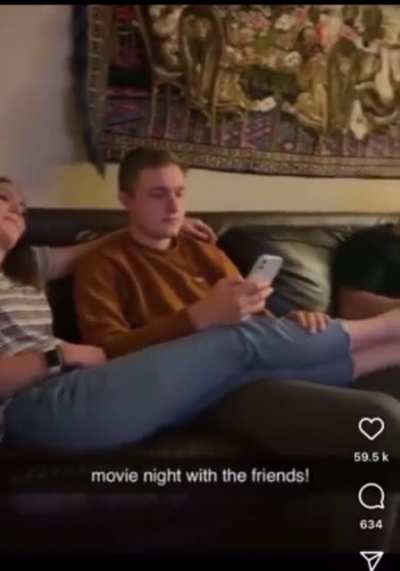 Just a fun movie night with friends