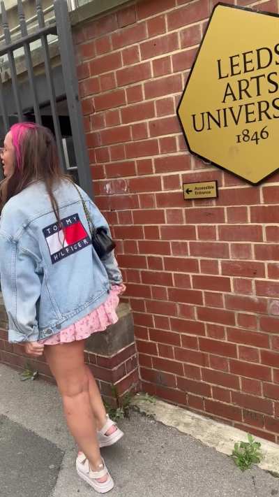 The sign says ‘Accessible Entrance’ by the way. Hehe
