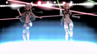 Shimakaze & Amatsukaze - Youthful Days' Graffiti [MMD R15]