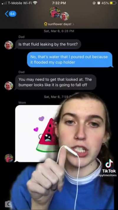 Texts from parents