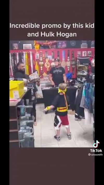 Check out his sick promo, brother!