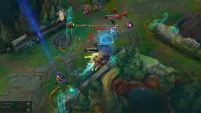 Turning point of a 4v5 game we managed to win (after some early feed too). Damn I love this champ!