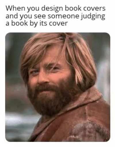 Yes, I judge books by their covers. How could you tell?