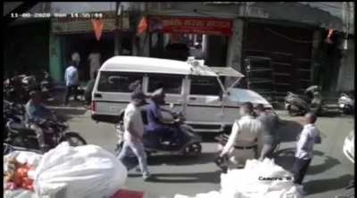 Lots of people get beaten up every day by Indian police and the reason Indian police aren’t afraid of beating people is that they don’t face any major consequences!