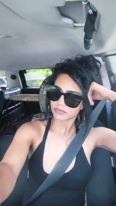 Tristin driving