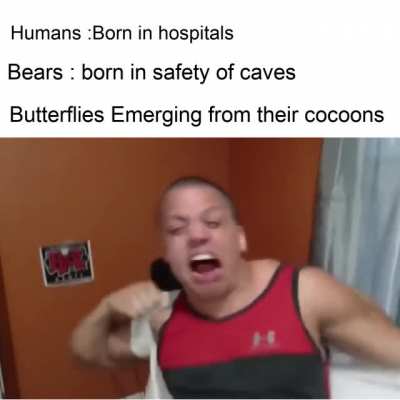 Get this shit off me ahh