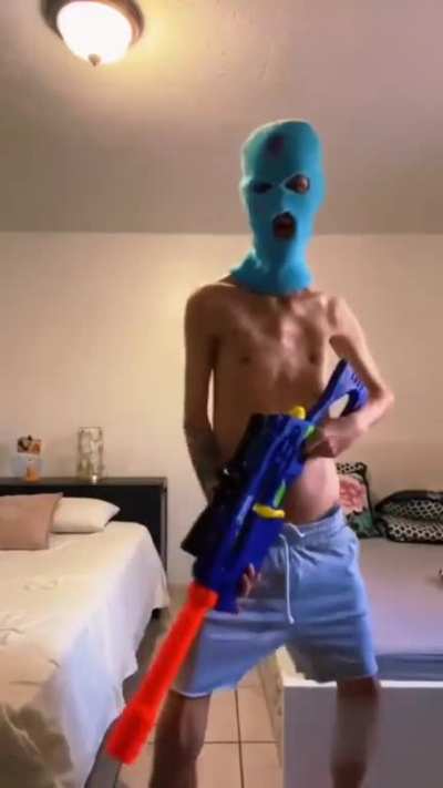 Robber kid you steal his soup he steals your testicles