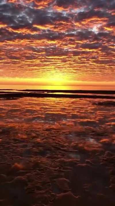 🔥 Water so still, feels like I'm walking on clouds