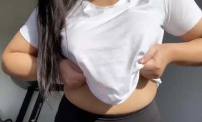 Shaking my big tits and dropping them [OC] 😏💖