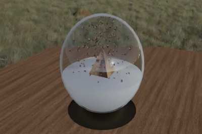 Just made a SNOWBAMA globe in blender