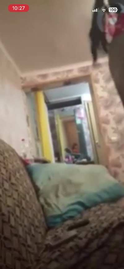Russian mom beats baby for crying