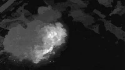 RU POV: Russian missile strikes on the building of the hotel 