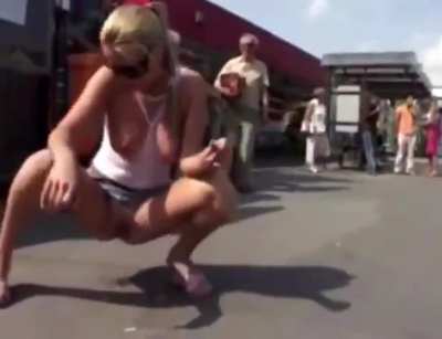 Right in the taint!