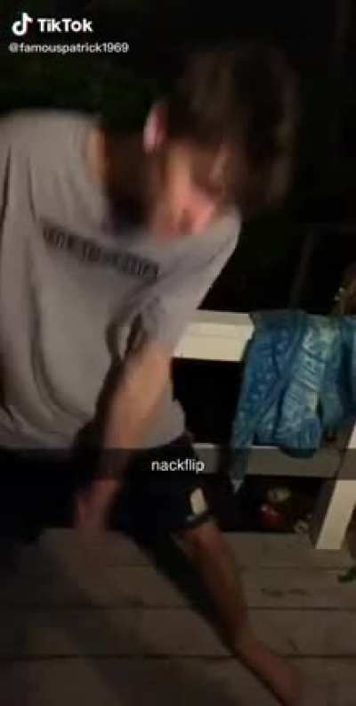 Waatchh me do a backflip for my 18th birthdaaaeeyyy