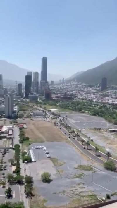 Movilización de policias en San Pedro