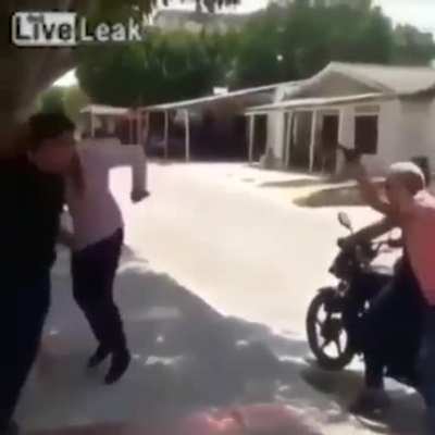 Drive by gone right