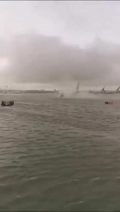Dubai airport after severe rain
