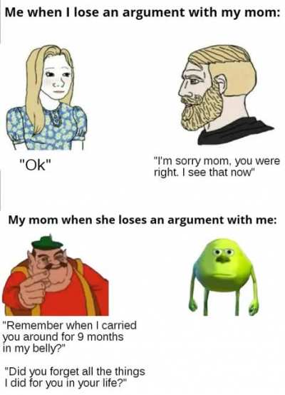 She just cannot admit defeat