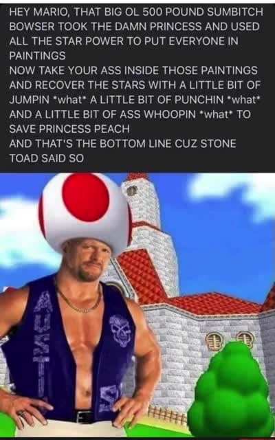 Cuz Stone Toad said so