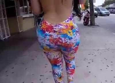 She has a nice butt
