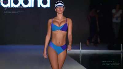 Erin Willerton prancing down the runway