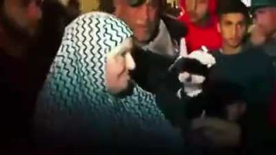 Brave Gazan woman