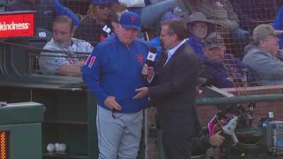 [Highlight] Buster Olney interviews Buck Showalter mid-game and it probably didn't go how he wanted it to.