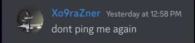 Don’t ping him again.