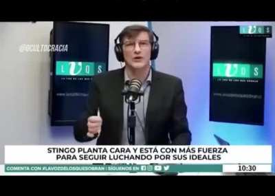 Stingo y su llamado a votar en contra: Podemos hacer un nuevo estallido y un nuevo proceso const<wbr>ituci<wbr>onal.