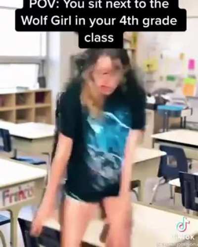 Wolf girl goes ham