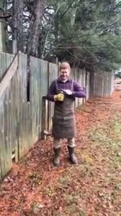 HMB while I break this fence