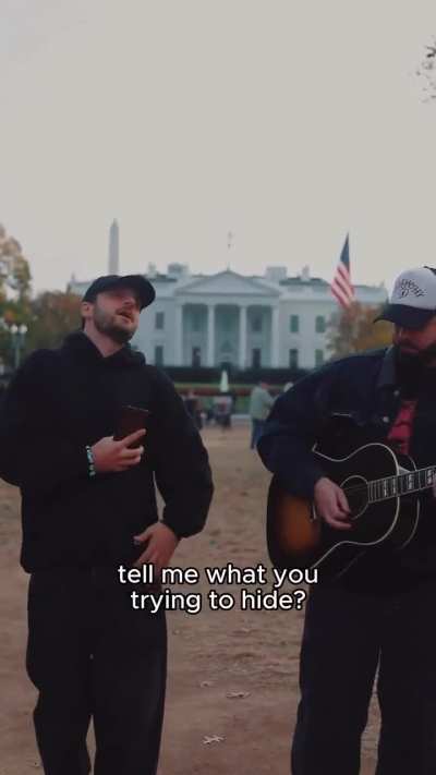 Singing protest songs in front of the white house, Part 5 - Dirty