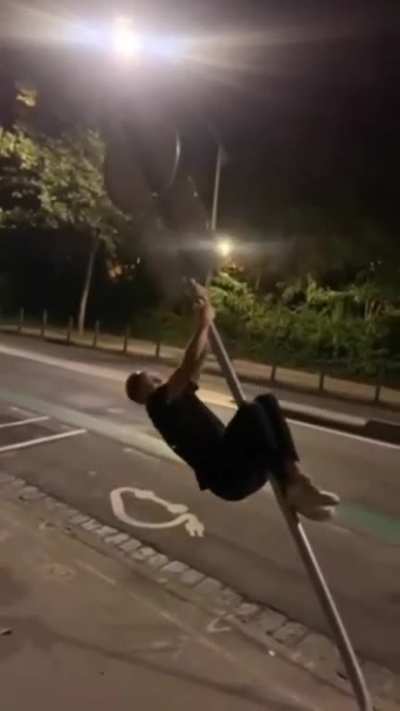 WCGW if you pull down a sign?