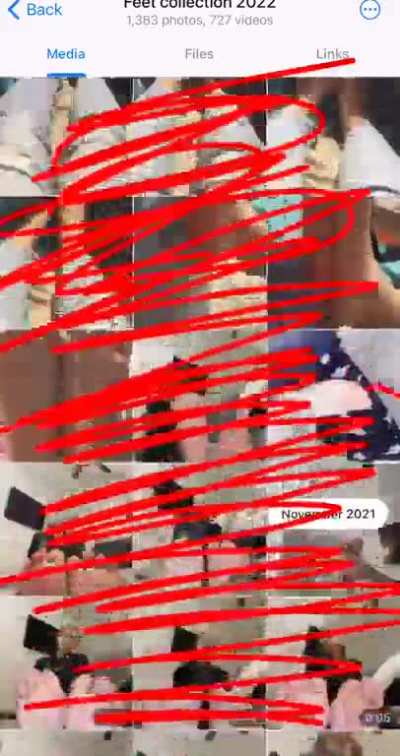 I got every tiktok/insta feet personal videos in here over 2000 hmu Brodie’s there all baddies over 18