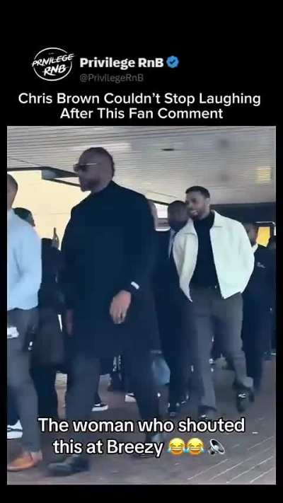 You sexy MF caught Chris Brown off guard 🤣🤣🤣